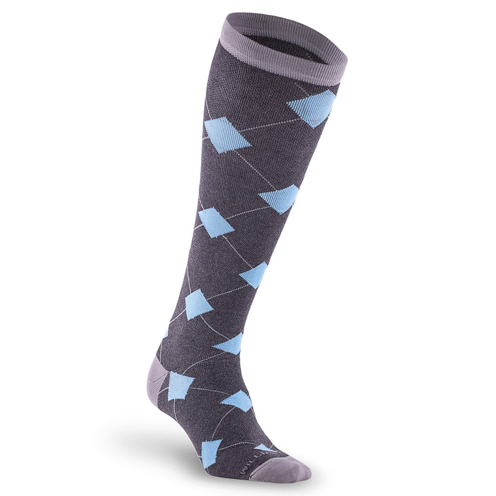 03102022_Knee-High_Compression_Socks_Dress_Socks_Carolina_Blue_Squares_1.jpg