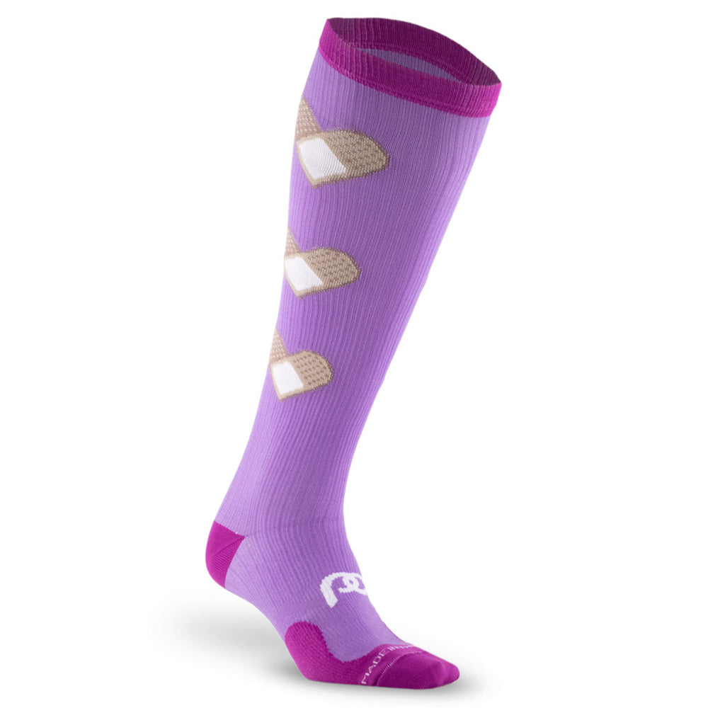 03122022-Knee-High-Compression-Socks-Marathon-Lilac-Bandage-Hearts-1.jpg