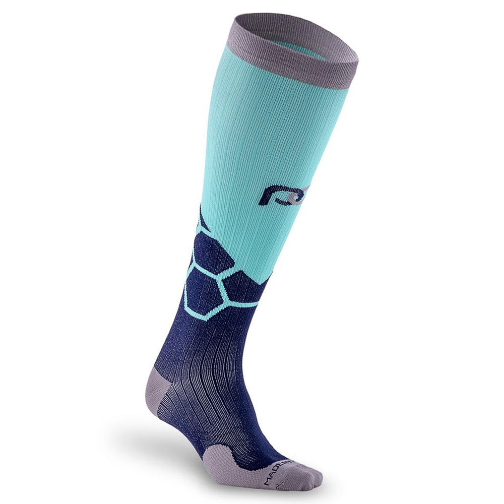 03122022-Knee-High-Compression-Socks-Marathon-Navy-and-Mint-Boom-1.jpg