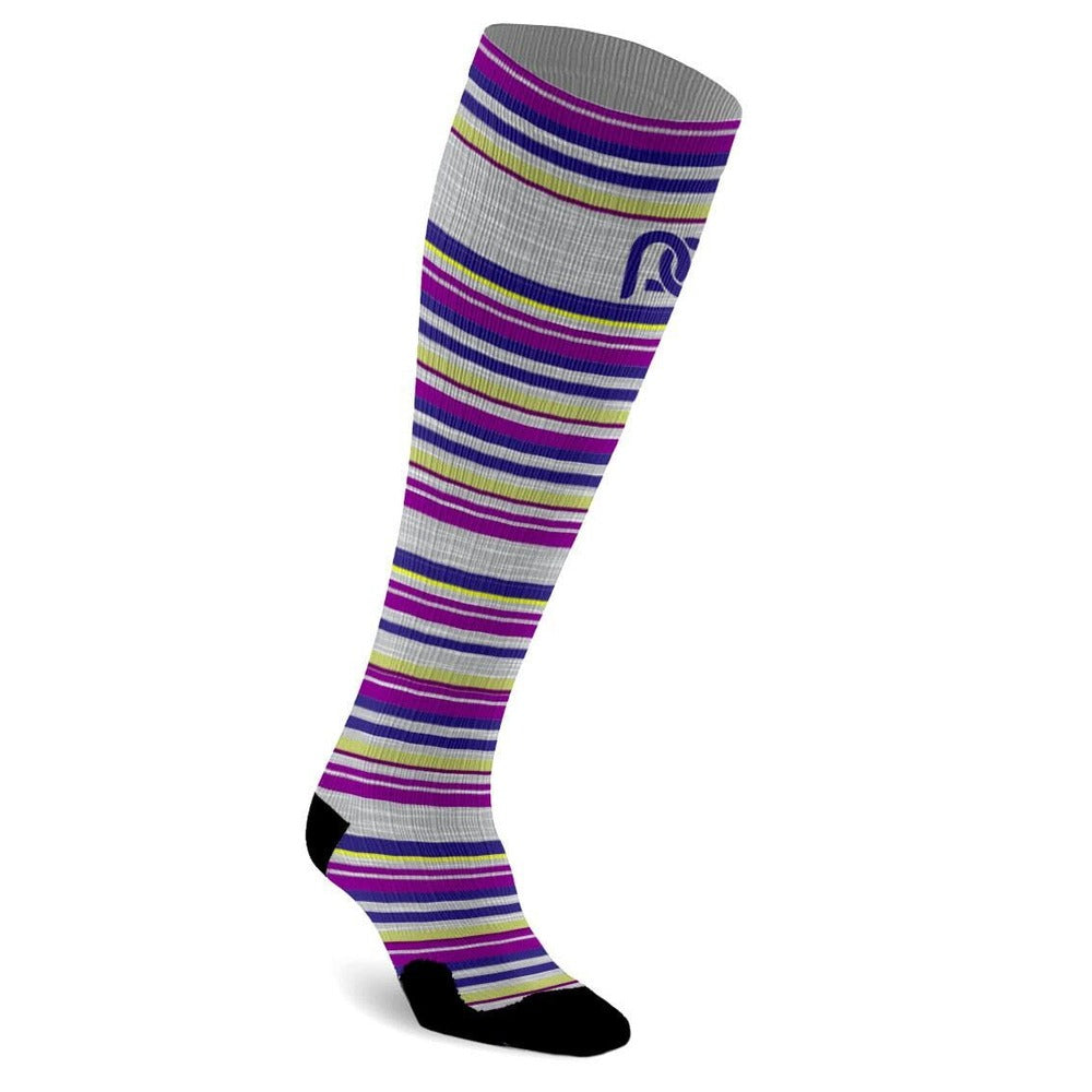 Marathon Bamboo Wool, Cool Tone Multi Stripe