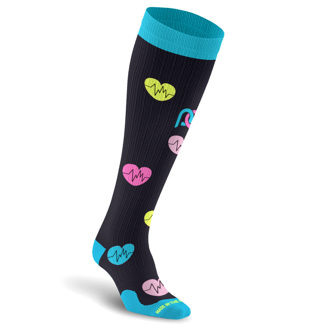 PC100HeartLines-BlackNeonSock_1.jpg