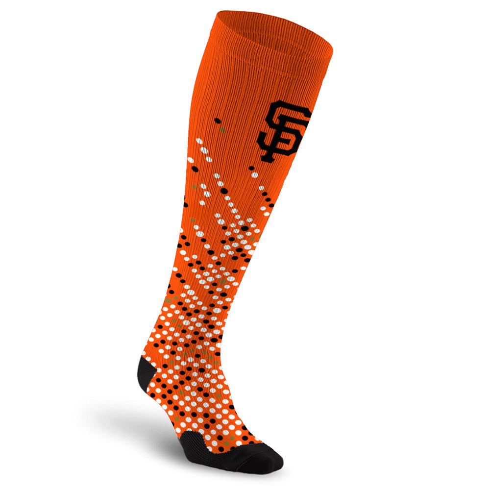 PRO Compression Major League Baseball Knee High Compression Sock Genuine MLB Merchandise Sock San Francisco Giants